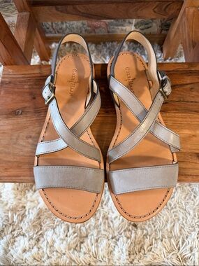 Cole Haan Crisscross Leather Sandals